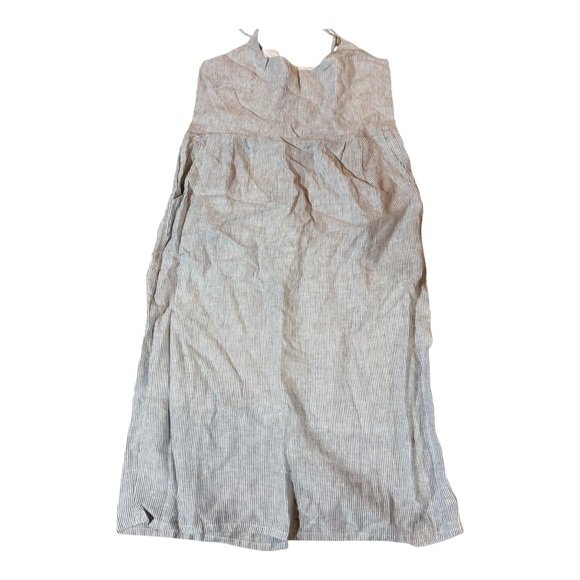 Quince 100% European Linen Scoop Neck Midi Dress Sz S NEW - Picture 4 of 5